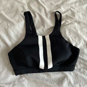 Kendall & Kylie Black & White Sports Bra